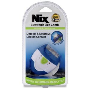 NWT Nix Electronic Lice Comb Treatment Head Lice Removal Removes Lice Instantly